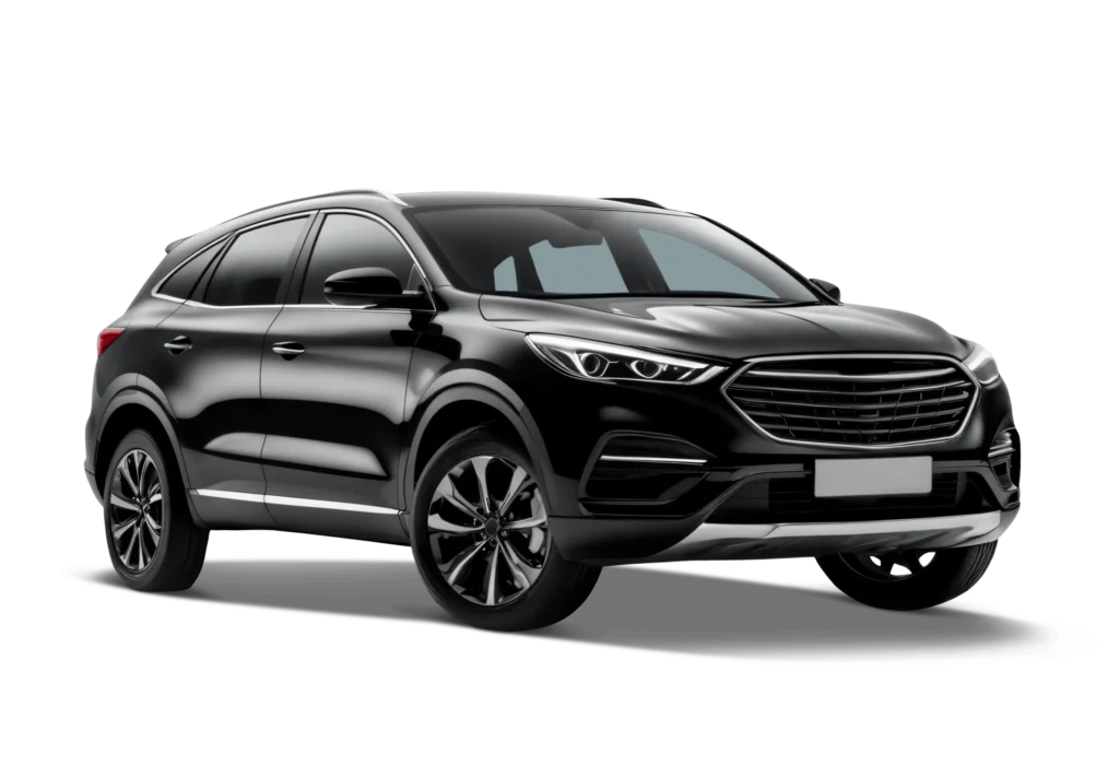 Black luxury SUV for executive transfer Black luxury SUV for executive transfer